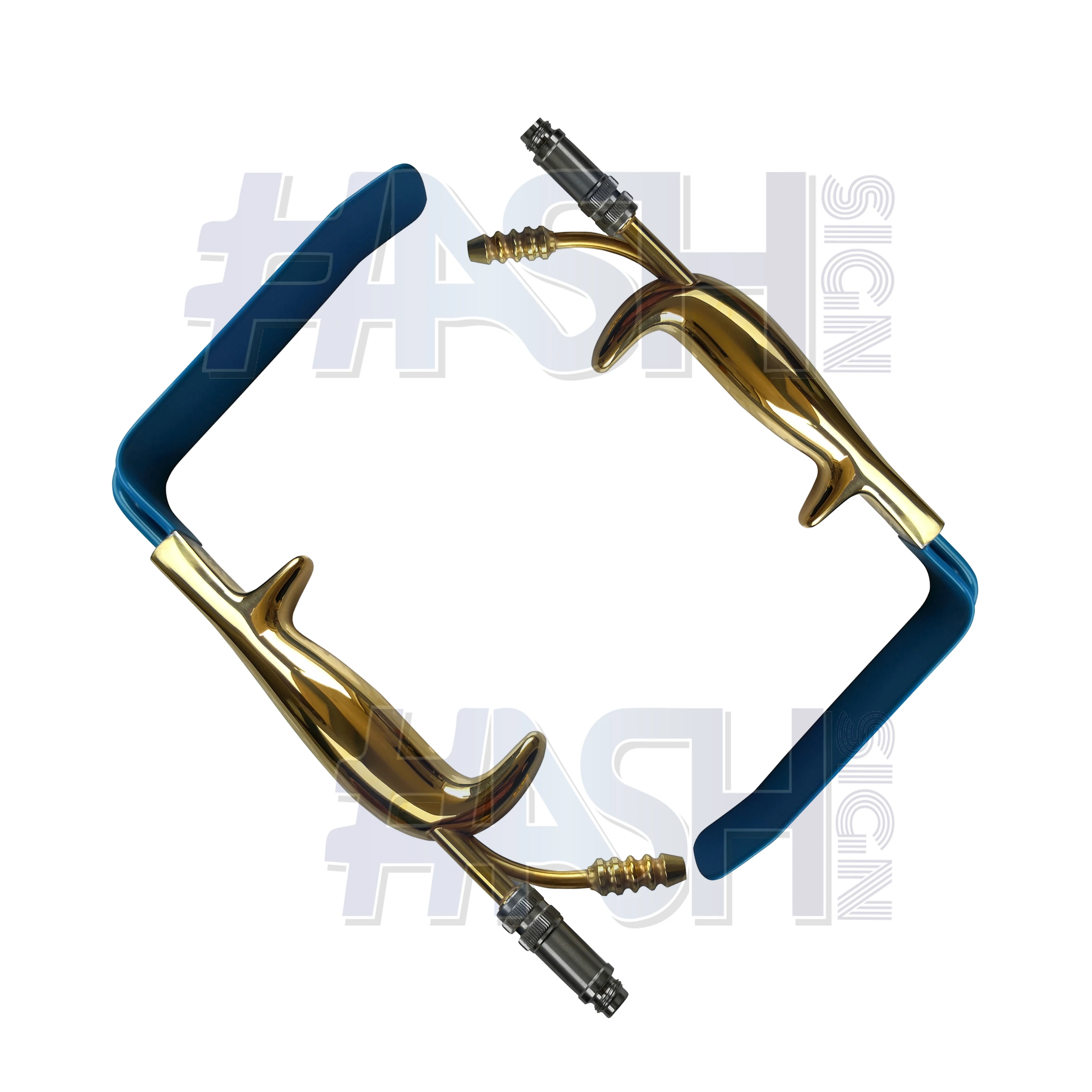 Tebbetts Breast Retractor Fiber Optic Light Guide and Suction Tube / Tebbetts Breast Retractor With Fiber Optic & Suction Tube