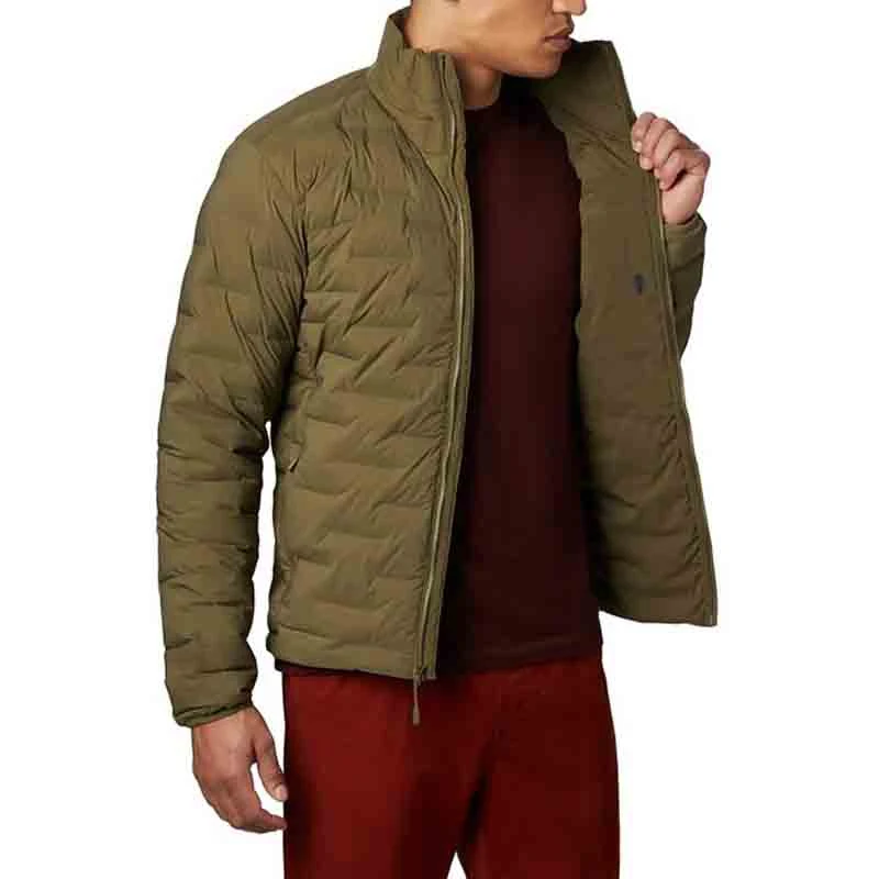  Уличная куртка-пуховик с логотипом на заказ наполняющая гусиный пух мужская пуховая куртка