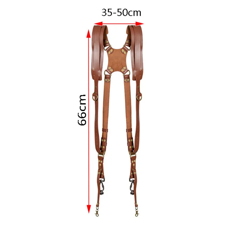 Universal Genuine Leather Camera Shoulder Strap Belt DSLR Digital Camera Strap Single Double Shoulder Strap Cameras Accessories