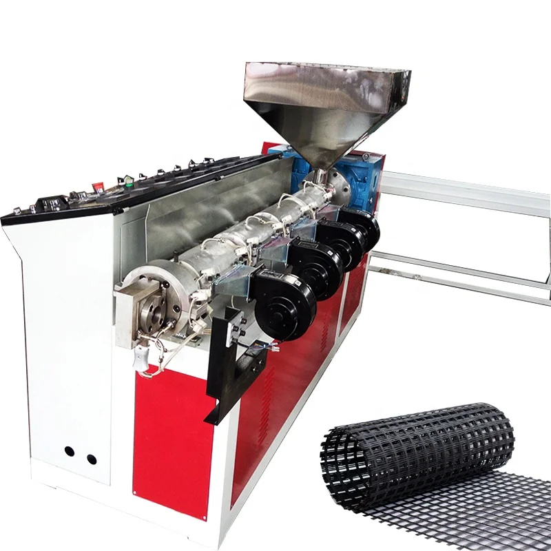 Fiberglass /PP/ PET geogrid extrusion Production line Geogrid welding equipment with Ultrasonic welding mold