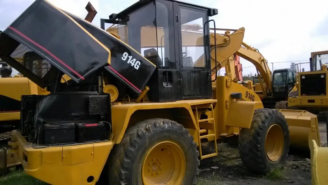 Small Front Used Caterpillar 914G Wheel Loader CAT 3054 Engine/Second Hand Mini Wheel Loader