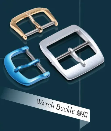 High Quality Wholesale Stainless Steel Watch Strap Buckle Parts Fits 18mm Watch Strap Contemporary Design