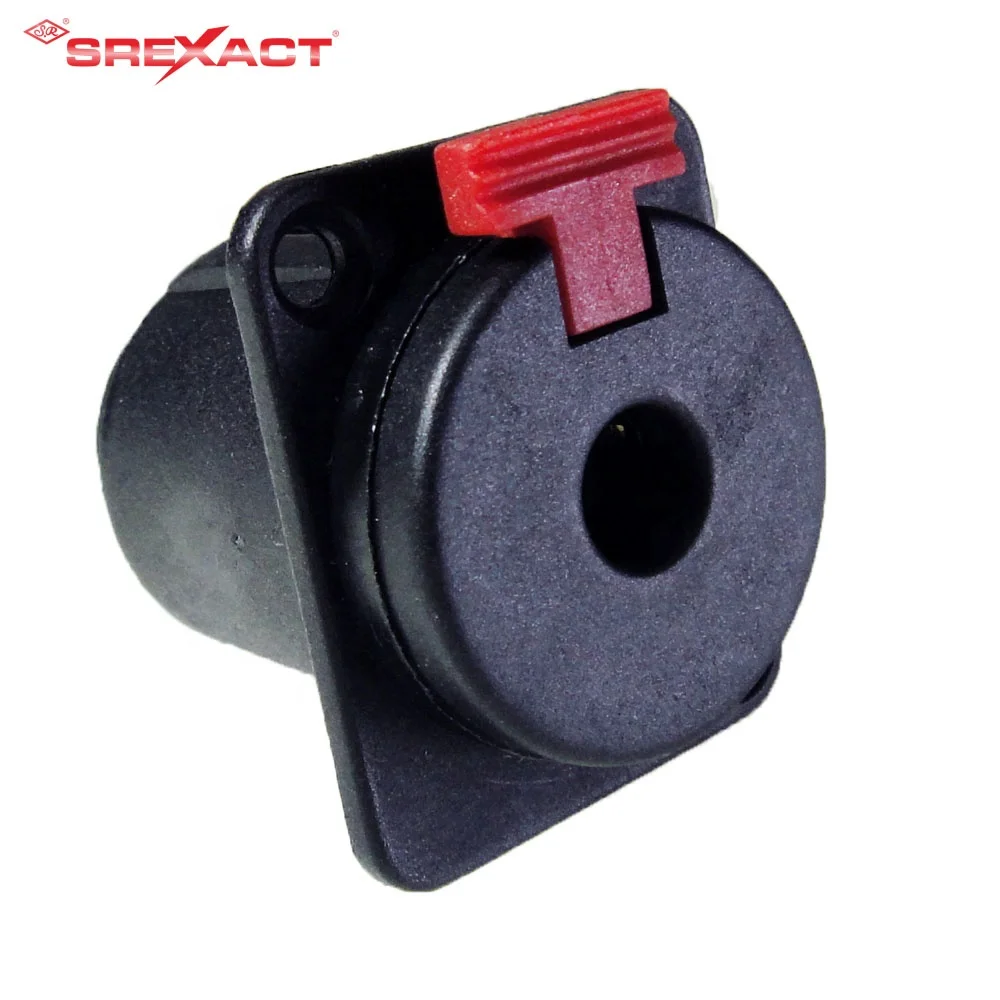 Plastic housing 1/4' TRS 6.3mm mono phone jack