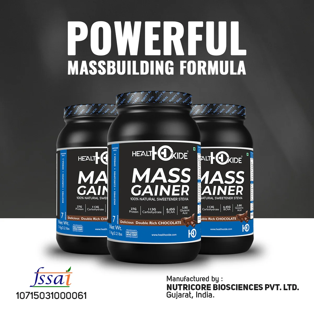 Масса Gainer добавка Порошок 1 кг