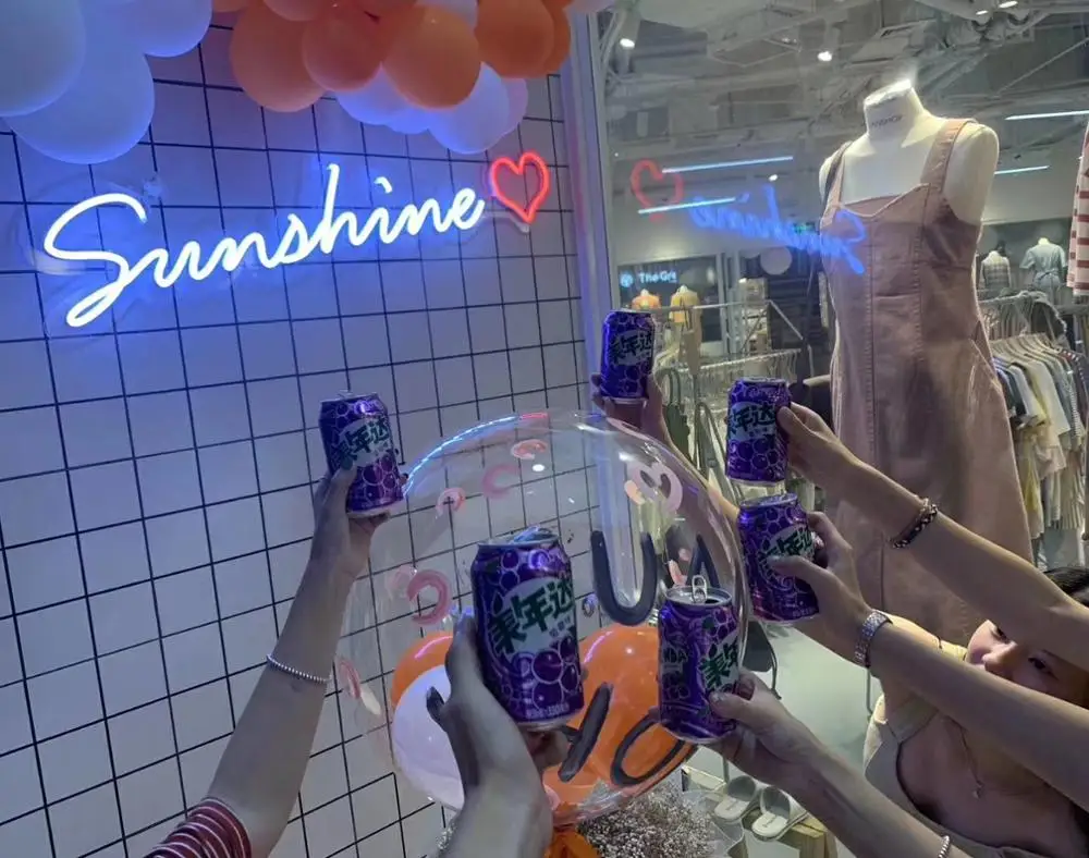 Digital Business Store Signs Neon Lighted Logo Icons Words Letters Fully Customizable Silicone LED Light Strip Creative Signages