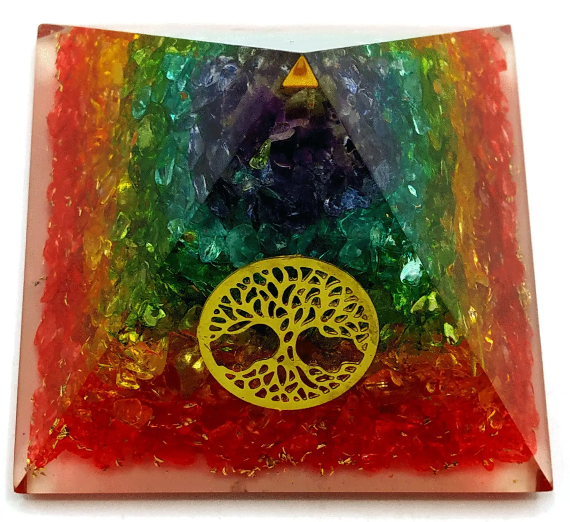 ORGONE  CHAKRA  PYRAMID / WHOLESALE PYRAMID / PREMIUM QUALITY ORGONE ITEMS