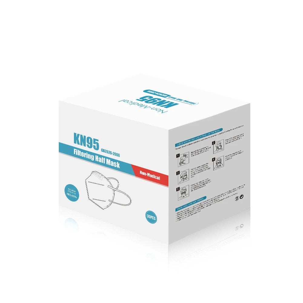 
KN95 Mask Anti Dust Respirator Filter Disposable Face Mask kn95mask Earloop Mascarillas KN95 Masks 