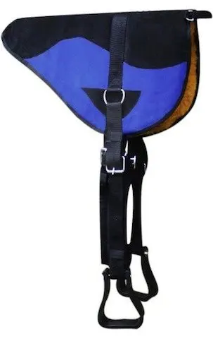 bareback pad Cotton Bareback Pad With Stirrups and Girth Large for Horse Available Multiple Color and Sizes from ERUM OVERSEAS