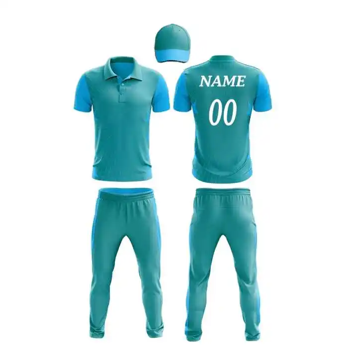 Custom Design Your Own Cricket Uniform Team Cricket Training Jersey & Shorts  Uniform Sets