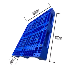 1100x1100x150 мм горячая Распродажа недорогой европейский размер поддона используемый пластиковый поддон HDPE цены сделано во Вьетнаме