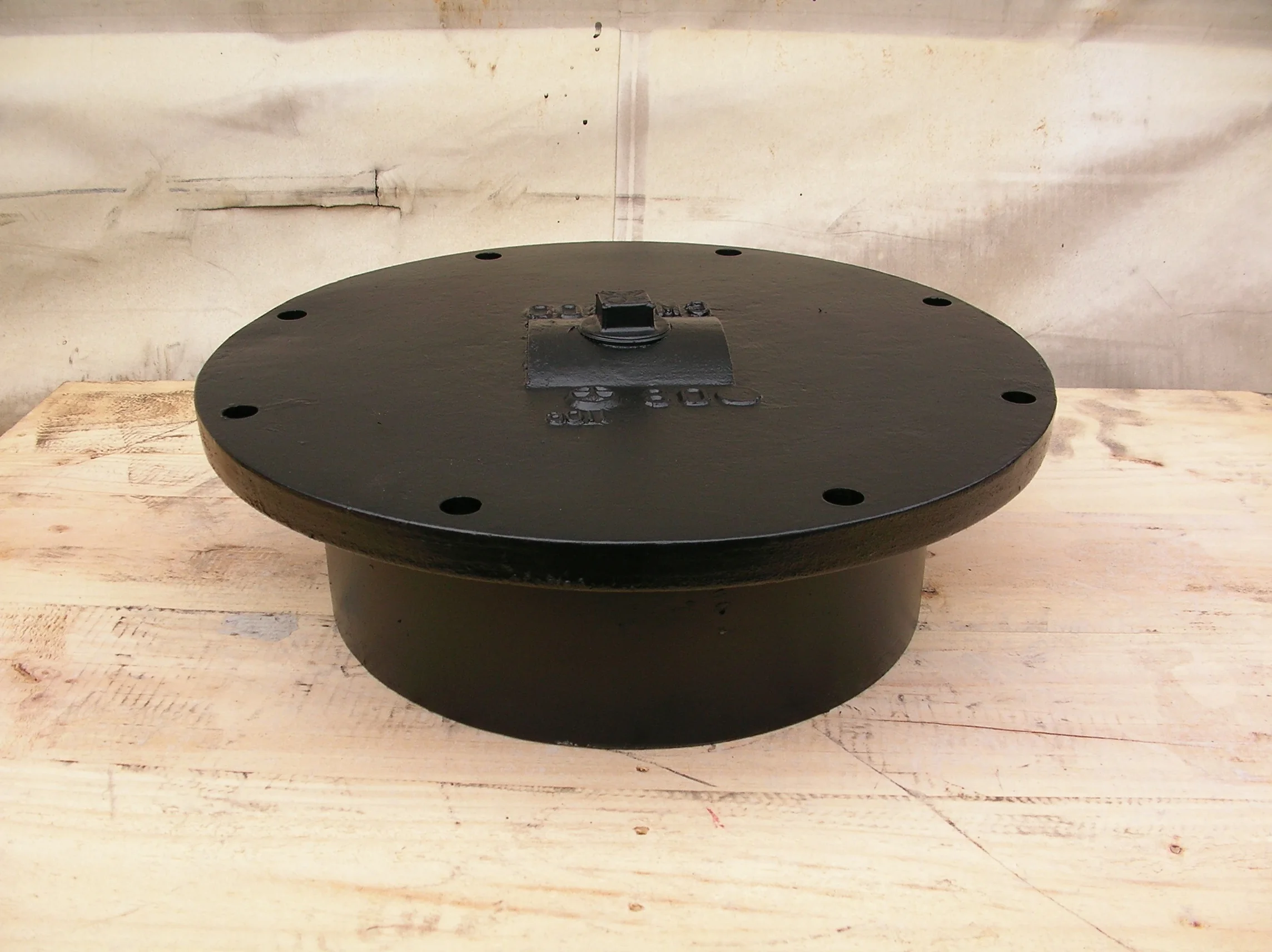 High quality nodular cast iron tank manhole construction machine parts sand casting technology JIS standard