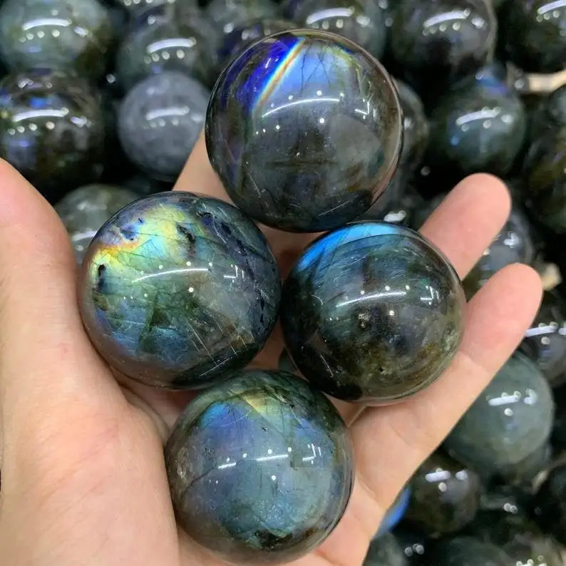 Flashy  labradorite Sphere Crystal Sphere labradorite Ball Healing Sphere From Elegant agate