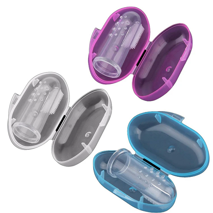 Мягкая Силиконовая зубная щетка для пальцев, щетка для чистки пальцев для домашних животных