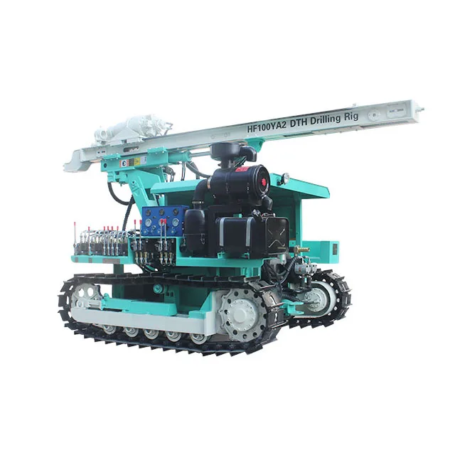Crawler Hydraulic 30m Surface DTH Hard Rock Blasting Mine Drilling Rig