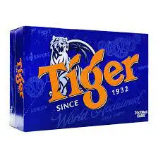 Оптовая продажа пивного пива Tiger Beer 330 мл x 24 банки из
