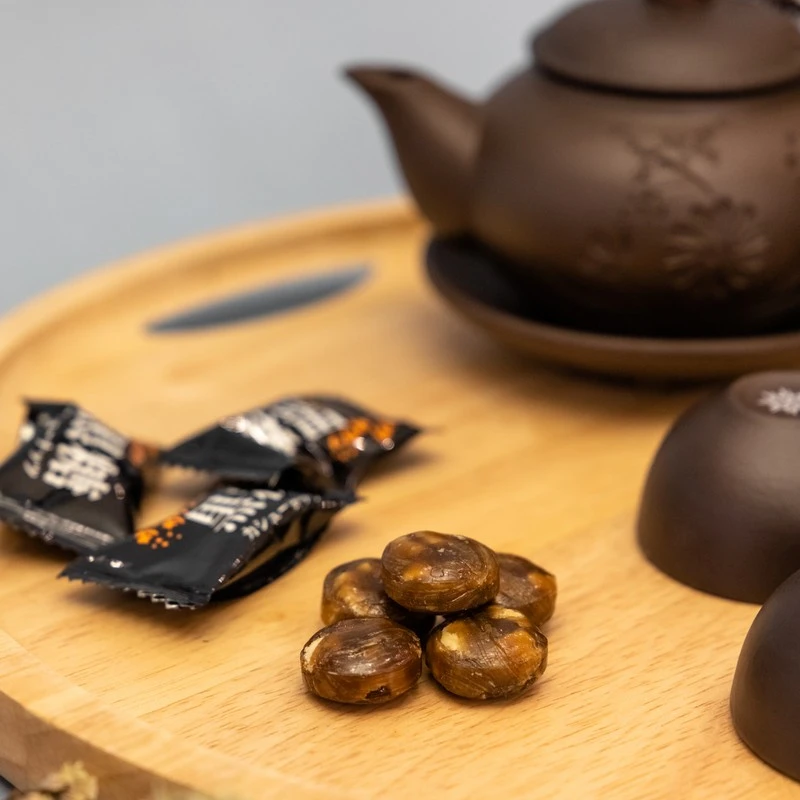 
 Конфеты с черным сахаром и кешью-японское качество-Kokuto  