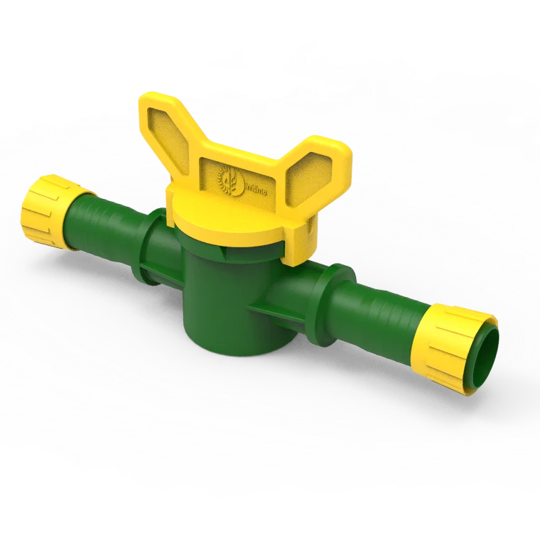 MINI VALVE PRESSED FOR TAPE 25 x 25 MM for Agriculture