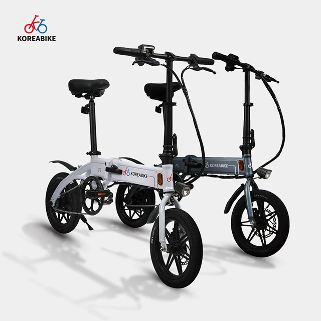 
Electric bike 14 inch Foldable Korea bike Minivelo F1 