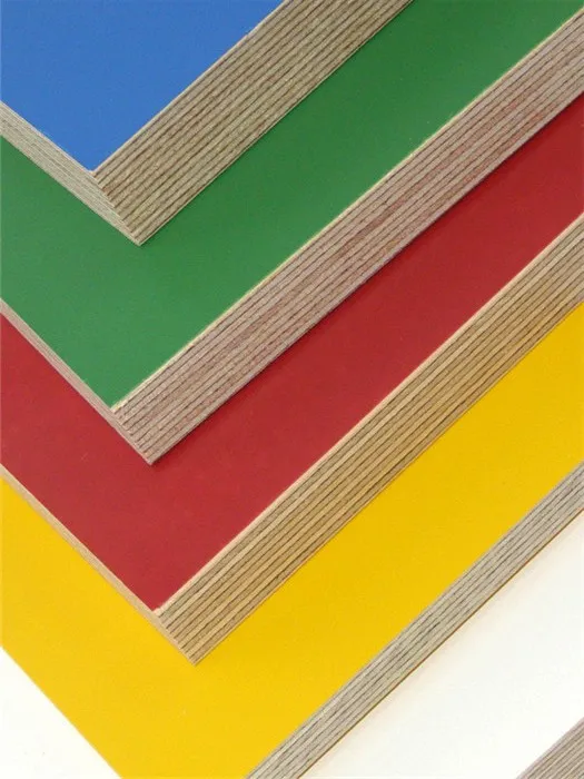 
Melamine Paper Laminated Multi Colored Plywood for Wardrobe 