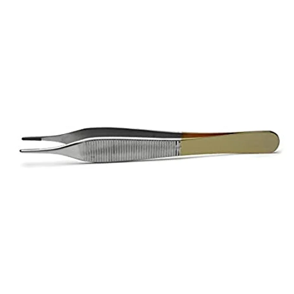 
TC Adson Brown Tissue Forceps Serrated Tweezers Dressing 4.75