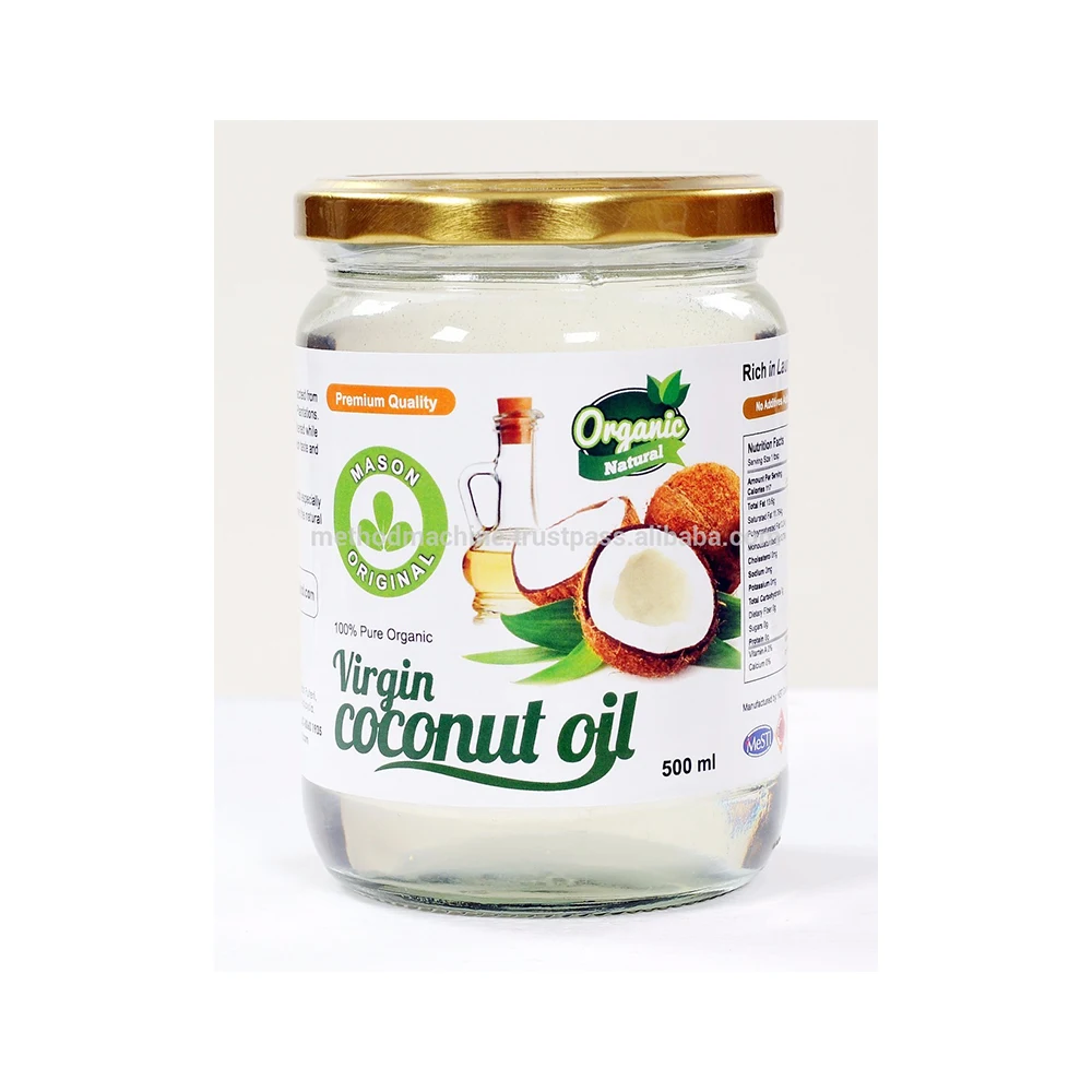 Mason Original High Quality Organic Virgin Coconut Oil 500ml in Bulk Supplier in Malaysia