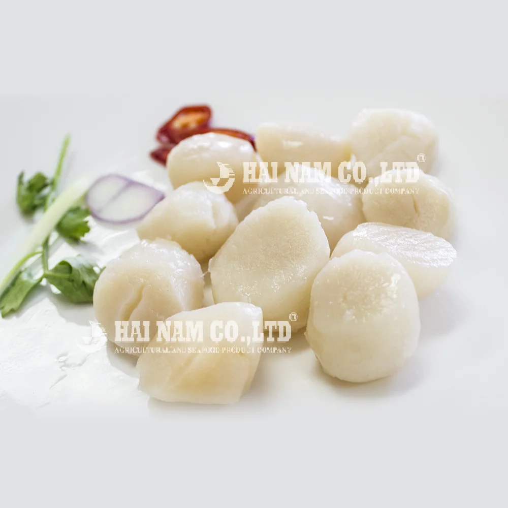 Good Quality 2 Years Shelf Life Characteristics Flavor Frozen Scallop Meat Made In Vietnam