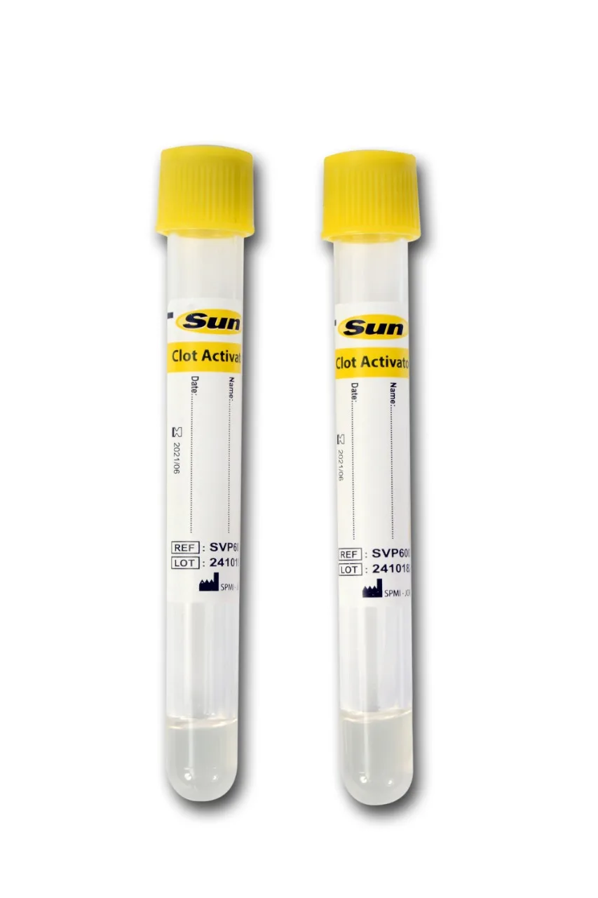 Jordan Clot Activator & gel Vacuum Blood Collection Tube
