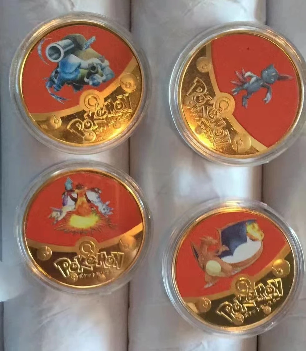 custom nice cartoon character logo and  gold plated stamping souvenir  coin medal