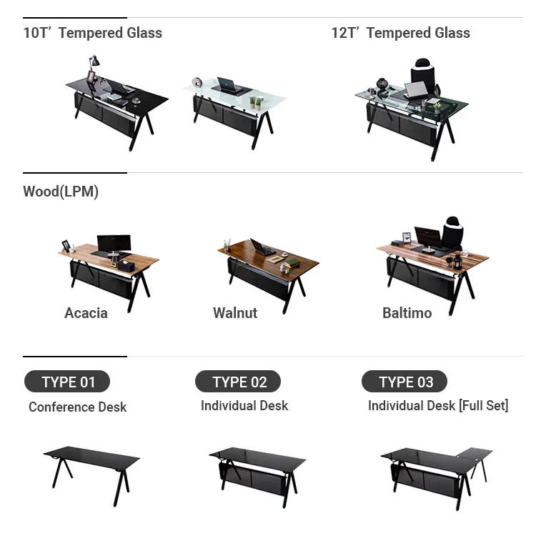Босс Исполнительный исполнительный директор стол компьютерный набор роскошная современная офисная мебель
