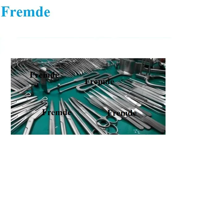 CE Certified General Surgery Instrument Set Manual Power Source 50 Piece Steel Clip Skin Stapler Basic Surgical Instruments