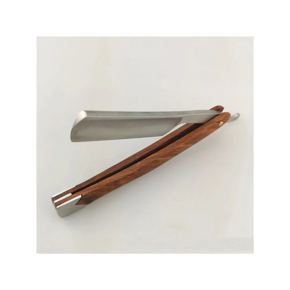 New Perfect Shave for Man Red stylish Plastic Handle Barber Shaving Straight Razor Disposable Razors