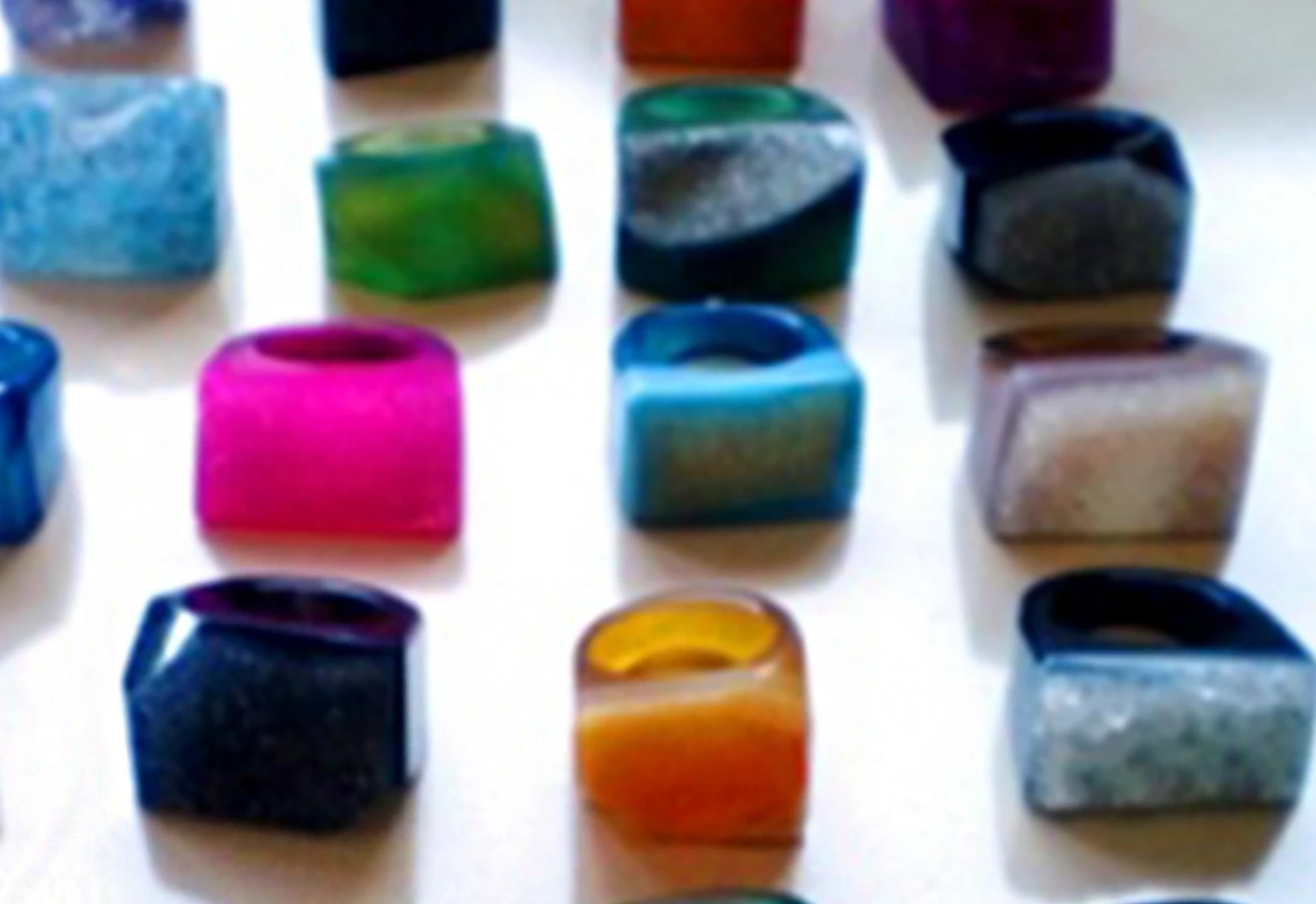 NATURAL DRUZY RINGS