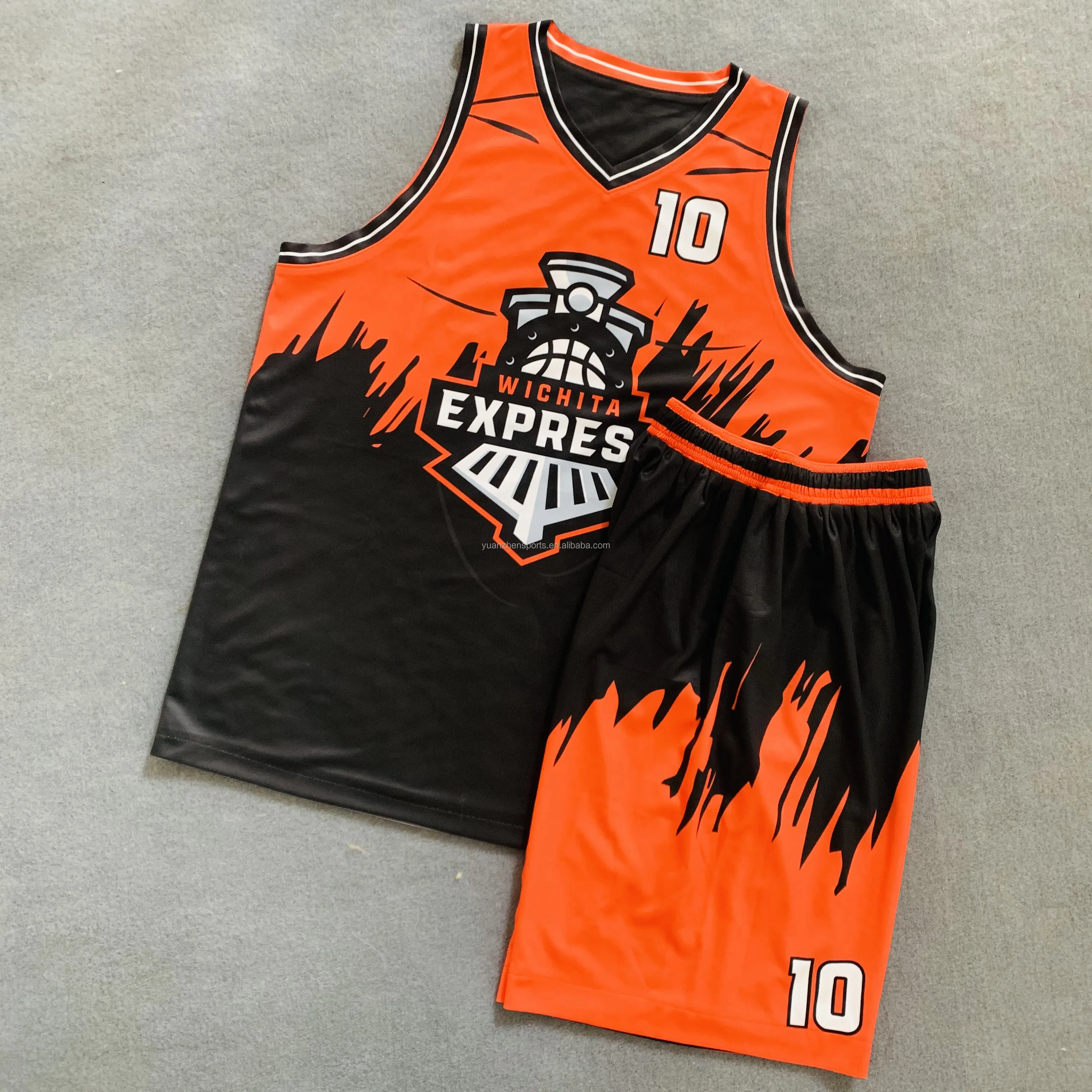 Высококачественная Баскетбольная Униформа с сублимационной печатью на заказ