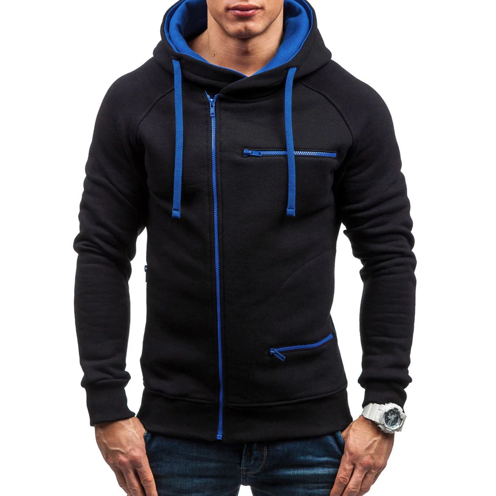 Promotion Apparels custom men funnel neck plain hoodies 2021 Fashion and Stylish Outerwear Casual Hoodie Men Fleece Hoodies