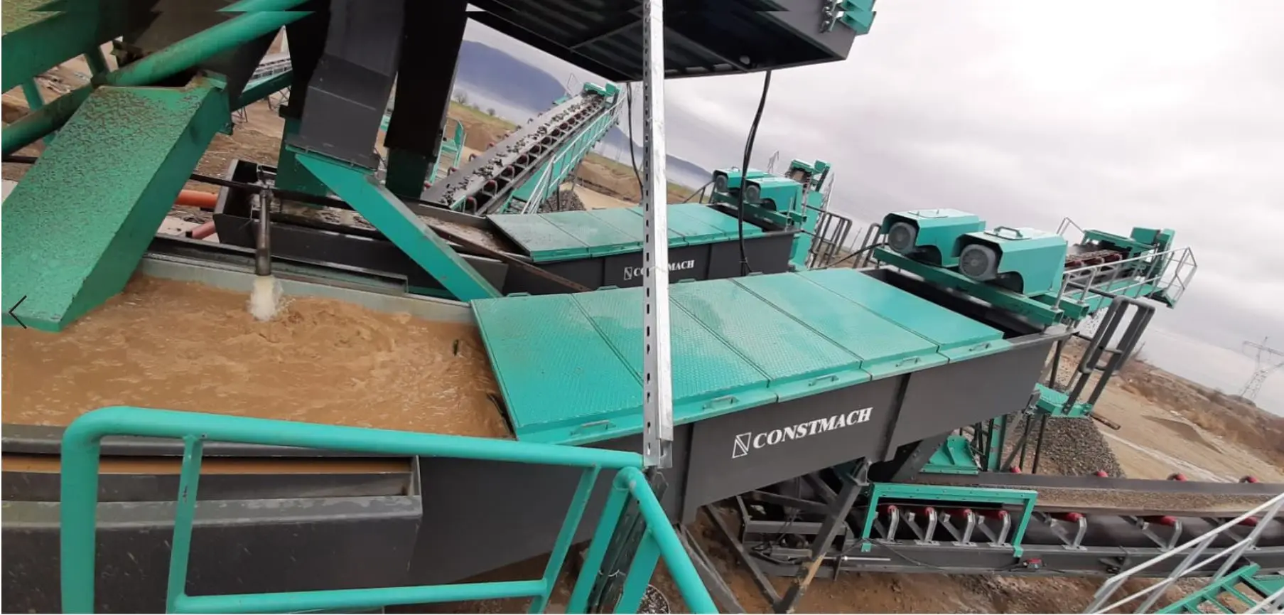 
CONSTMACH SAND WASHING SCREW, GRAVEL WASHING MACHINE 