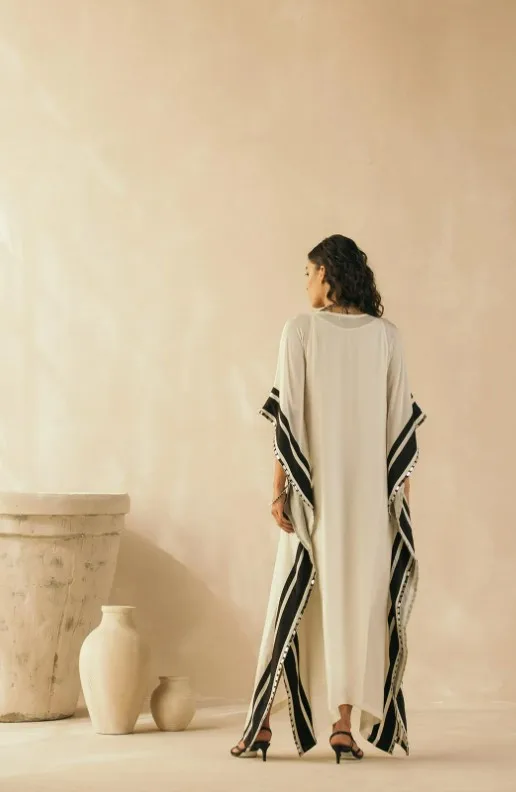 Women High Quality Caftan Summer Embroidery Custom Clothing Short Sleeve Gypcy Chic Long Ladies Kaftan