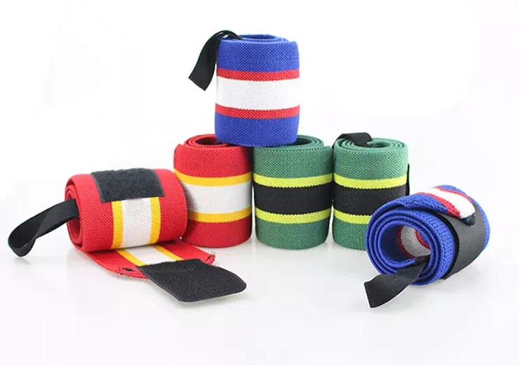 Лидер продаж на Amazon, регулируемый хлопковый Напульсник для тяжелой атлетики