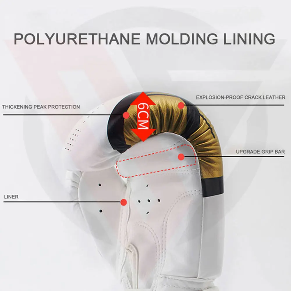 
Pakistan Made Best Material Genuine Leather Boxing Gloves Wholesale Punching Training Boxing Gloves 