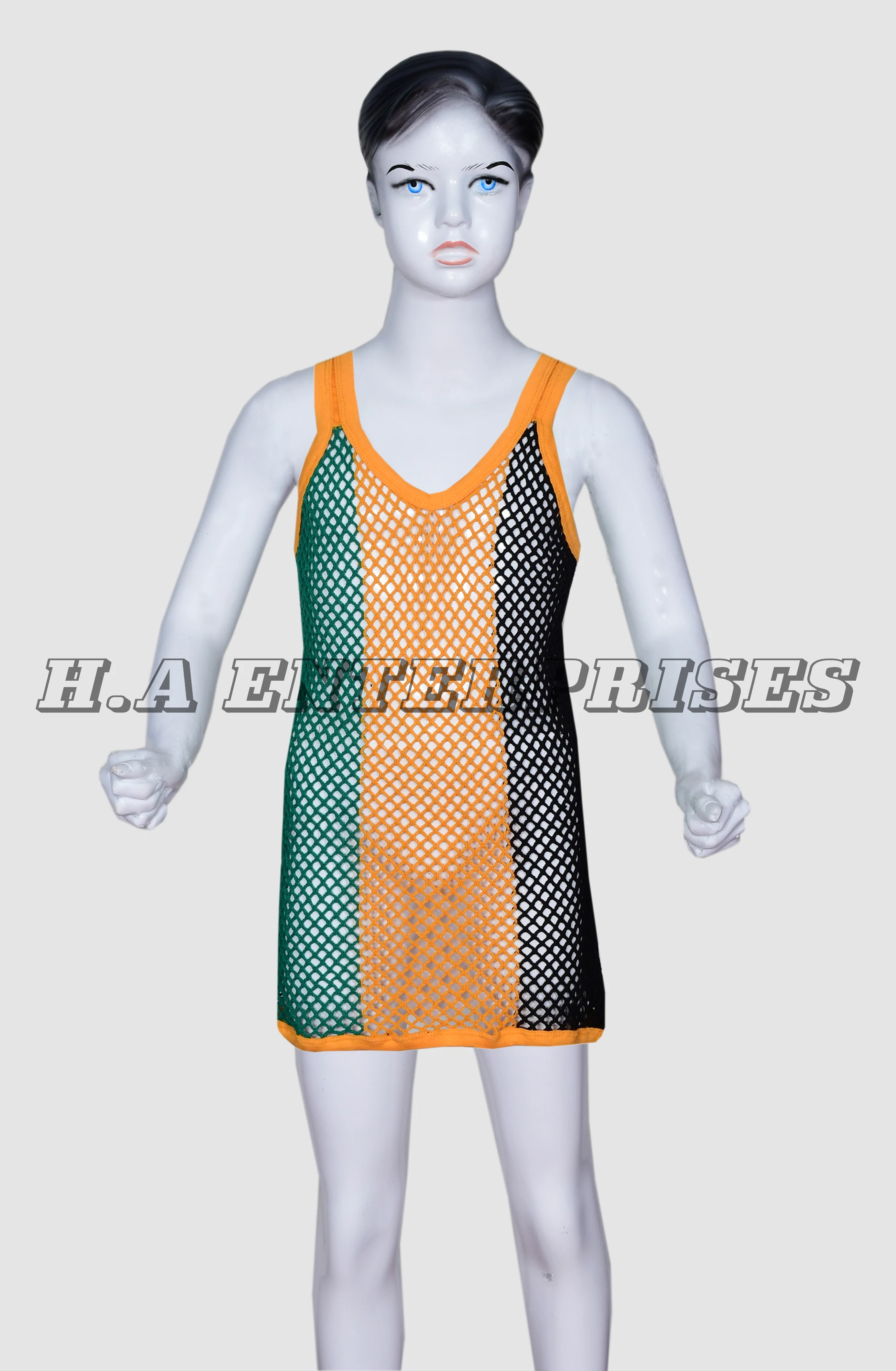 Детский сетчатый жилет в новом стиле майка карибском раста модный топ для мальчиков из джерси и Ямаки