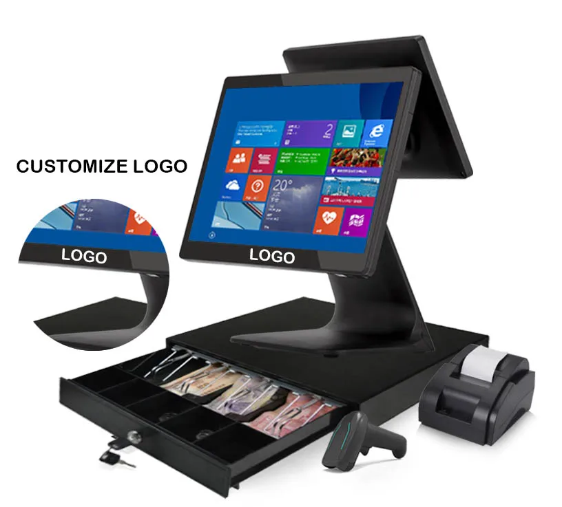 tcang integrated pos system hot-selling large touch screen pos machine cash register POS terminal software and hardware