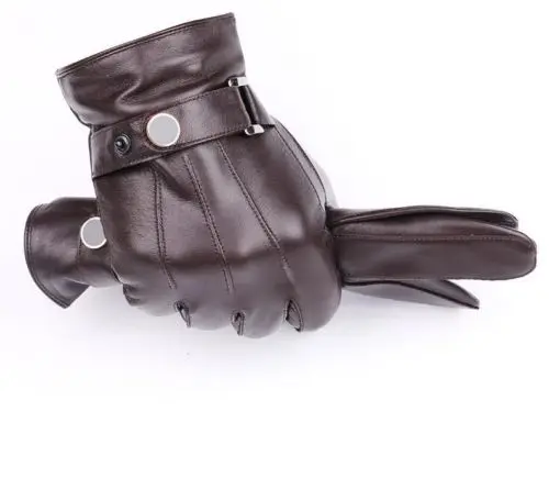 
High quality cheap Price winter warm driving men leather gloves 