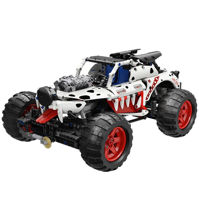88006 STEM Toys 987-pc set building blocks monster truck RC/APP dual control mode off-road buggy