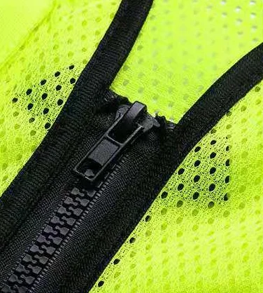 High Visibility zip mesh protective reflective vest Quality safty vest and logo
