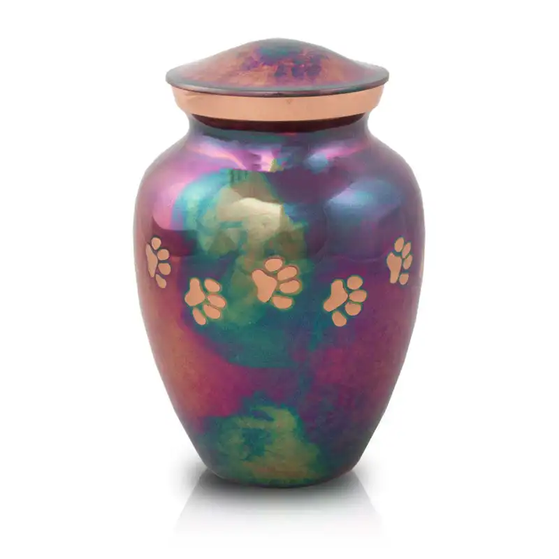 Pink Pet Cremation Urn Unique Design Affordable Burial Supplies Elegant Handcrafted Memorial for Pet Ashes Durable and Stylish