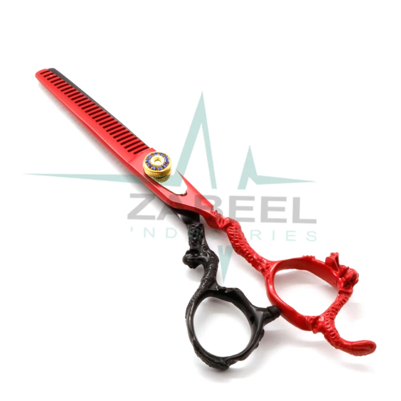 Professional High Quality Dragon Handle Hair Cutting Scissors 6.0  Barber Scissors Set