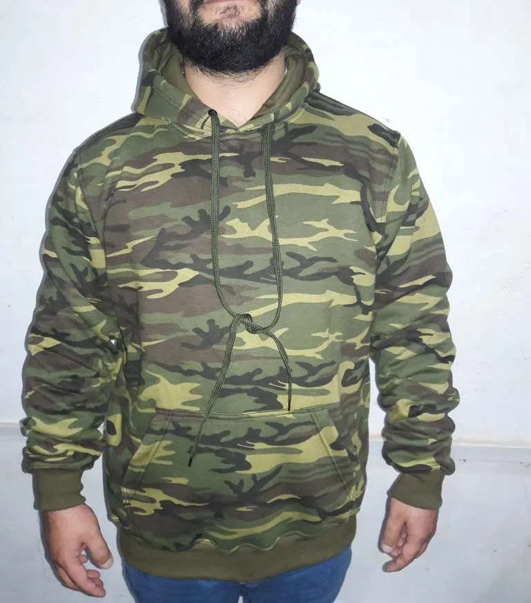 Men High Quality fashion custom camo olive green Hoodies, custom graphic design cheap hoodies, Camo hoodie from Unique Clothing