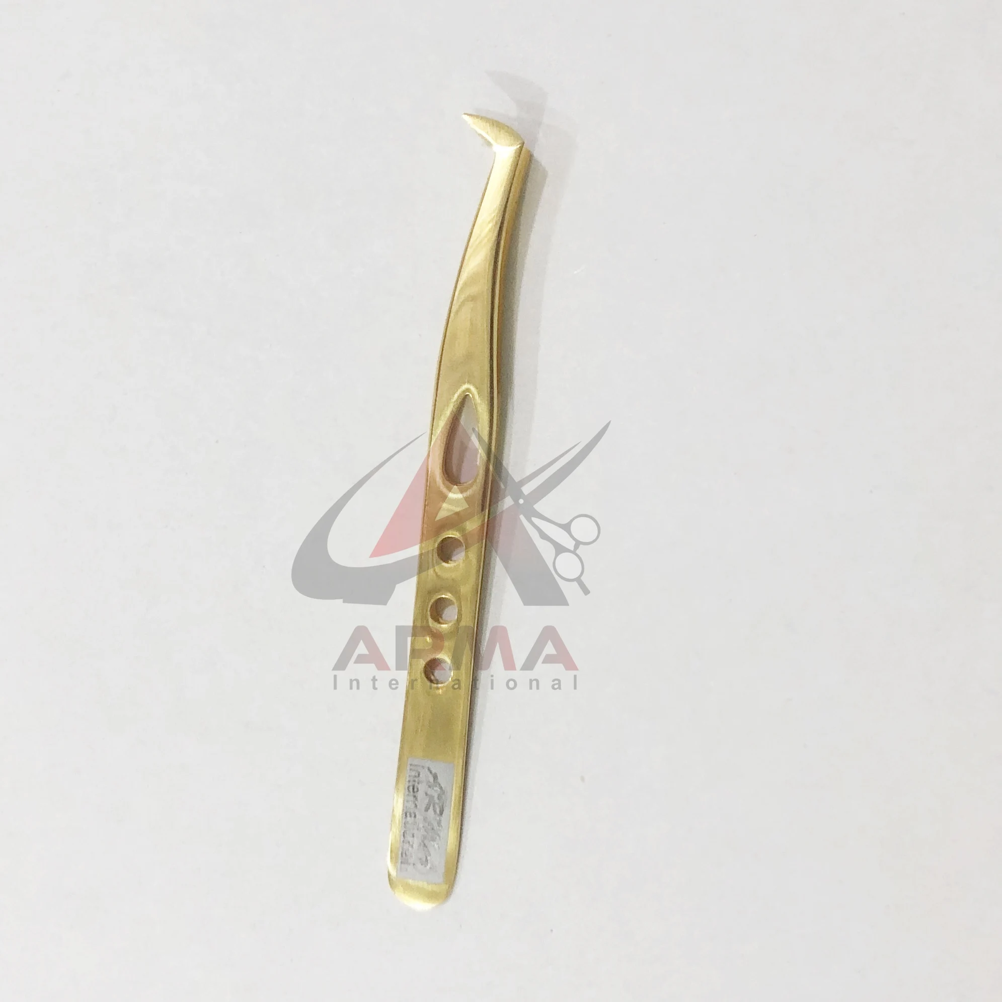 24K Gold Russian volume petal design eyelash tweezers  Eyelash Extension Tweezers with custom logo