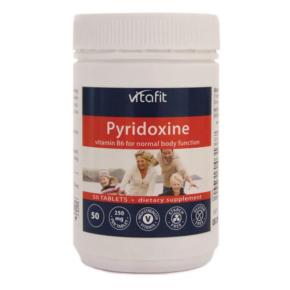 
Vitafit Pyridoxine | Vitamin B6, Support Energy Levels, Metabolism and Good Health 