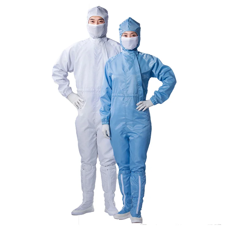 Perfect ESD Performance Antistatic Clean Room Garment