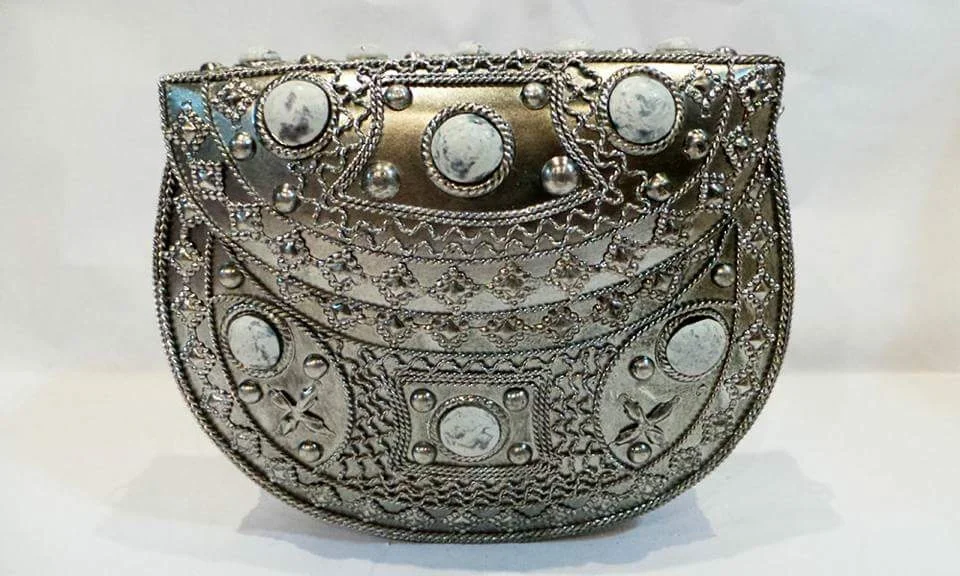 Brass Metal Clutch Beg